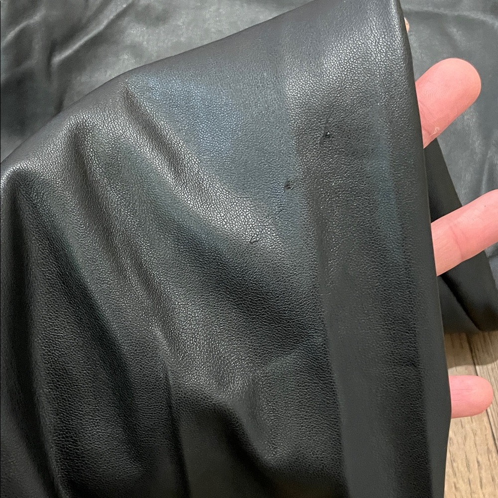 Levi's Baggy Leather Pants in Faux Black Leather, 32 - Picture 8 of 15